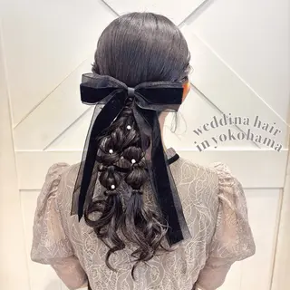 ロング 横浜シールエクステ 韓国エクステみさきのヘアスタイル