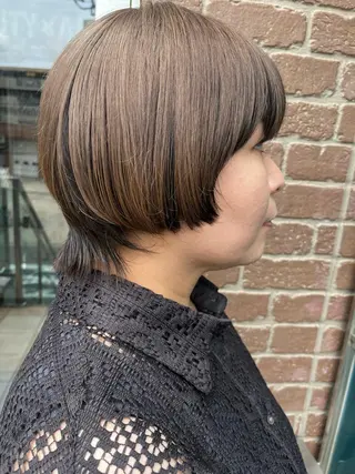 ミディアム カラー パーマ ヘアアレンジ メンズ キッズ ネイル マツエク・マツパ アイブロウ 久木原 ゆりのヘアスタイル