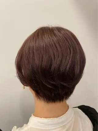 ショート カラー 髪質改善/艶髪 土屋恵梨花のヘアスタイル