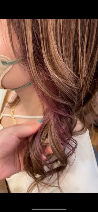 セミロング カラー 💎ブリーチ💎 カラー💎okadaのヘアスタイル