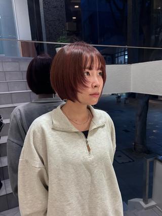 ショート 竹田 佳奈のヘアスタイル