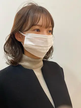 ミディアム Sea by LUVISM アヤノのヘアスタイル