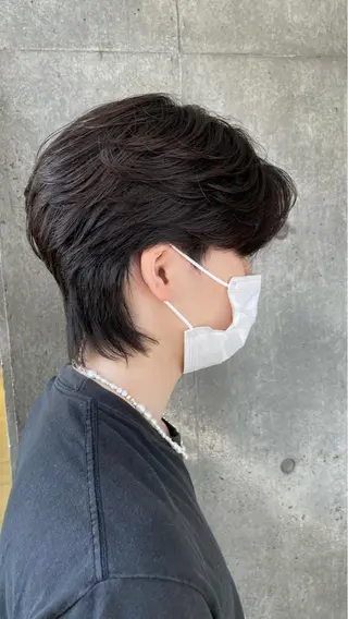 ミディアム メンズ もりたみかこ 美容師お休み中のヘアスタイル