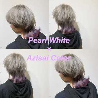 カラー 水戸/ブリーチカラー ♠️♠️會澤遼真のヘアスタイル