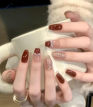 ネイル By moonネイル 🌷ワンホン/韓国風のネイルデザイン