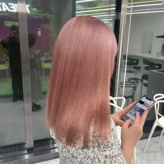 セミロング カラー パーマ ヘアアレンジ メンズ 🤍透明感カラー🤍 似合わせ🤍AINEのヘアスタイル