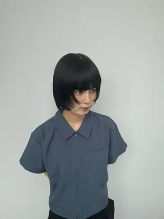ショート カラー 京都河原町  前田 希歩のヘアスタイル