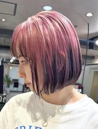 カラー デザイン×ダブルカラ ーHarusa🎀のヘアスタイル