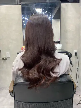 ロング カラー ヘアアレンジ FAAM Tsuneのヘアスタイル