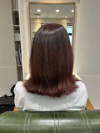 セミロング 小鴨 美佳のヘアスタイル