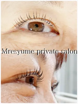 マツエク・マツパ Mresyume MAYUのマツエク・マツパデザイン