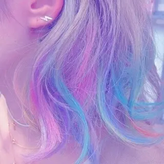 ミディアム カラー ニシオカ タクヤのヘアスタイル