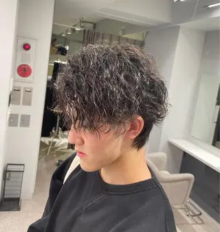 パーマ メンズ 京都河原町 メンズパーマ助川龍哉のヘアスタイル