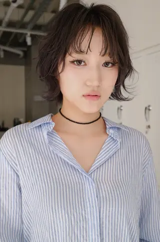 ショート カラー らん カラーモデル募集中のヘアスタイル