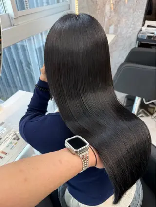 ロング カラー 💙あおい💙大宮 🪽ワンカラー🪽のヘアスタイル