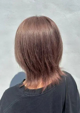 ショート カラー 最高級エクステ /羽エクステ白石宇由のヘアスタイル