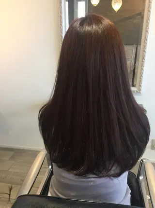 ロング カラー 川上 恵里香のヘアスタイル