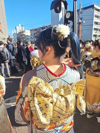 ロング カラー ユウ 二子玉川駅 半個室サロンのヘアスタイル