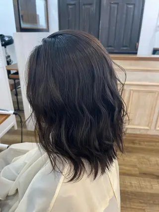 ミディアム 髪質改善/艶カラー MISATOのヘアスタイル
