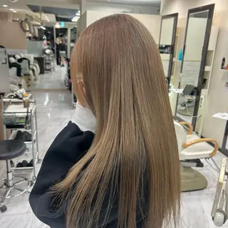 ミディアム カラー 🫧💞ハイトーン 瀧田 菜々花🦄🫧のヘアスタイル