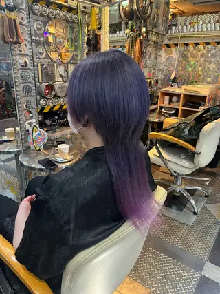 セミロング カラー ヘアアレンジ メンズ KOYA ｺﾔのヘアスタイル