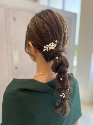 ヘアアレンジ 小池 夏美のヘアスタイル