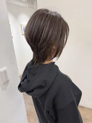 ショート カラー ハイライト⭐️上野 高広のヘアスタイル