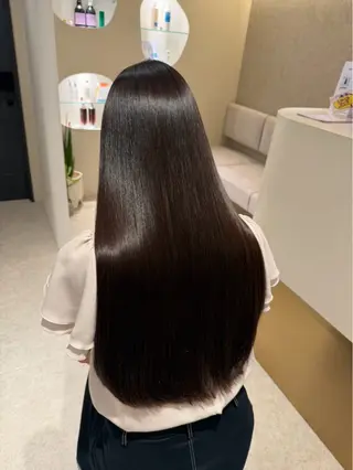 ロング カラー パーマ 谷口 綾音のヘアスタイル