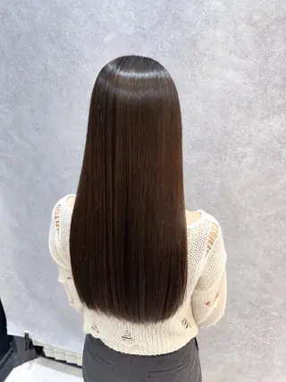 ロング 髪質改善縮毛矯正/ 透明感カラー 石崎のヘアスタイル