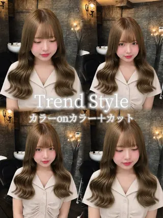 セミロング カラー 🫧そあん🫧大宮 カットモデル様募集中のヘアスタイル