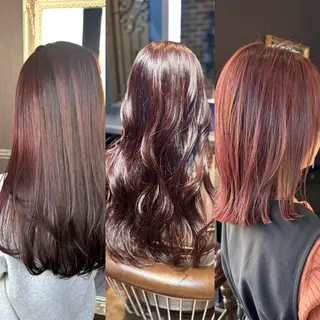 ミディアム カラー ヘアアレンジ 梅木李奈🍒府中/ レイヤー透明感カラーのヘアスタイル