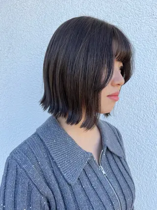 ショート カラー ヘアアレンジ letterby novel はるみのヘアスタイル