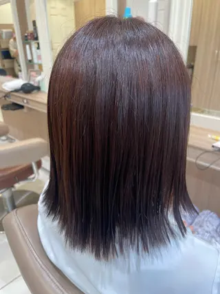 ショート カラー 韓国ヘアメイク🎀/ 縮毛矯正✨山本媛香のヘアスタイル