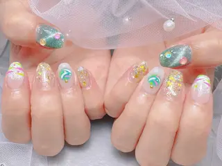 ネイル マジック ミラーのネイルデザイン