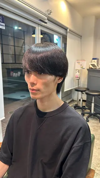 ミディアム メンズ メンズ専門 Ryukiのヘアスタイル