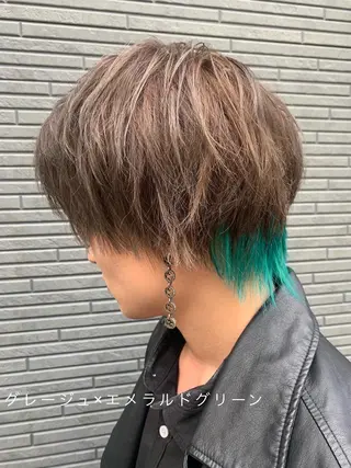 ショート ❄ブリーチカラー❄ 佐原昌樹のヘアスタイル