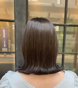 ミディアム カラー ブリーチカラー⸜♡⸝ クルミ🐍のヘアスタイル
