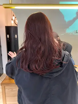 ロング 似合わせレイヤー ＆縮毛矯正のヘアスタイル