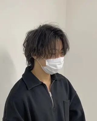 メンズ パーマ特化 山本悠世のヘアスタイル