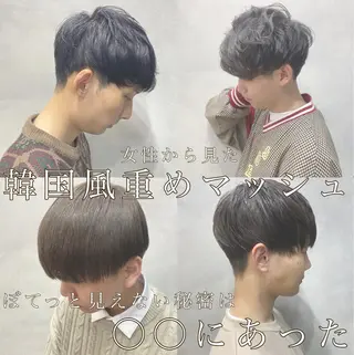 ミディアム カラー メンズ FAAM Tsuneのヘアスタイル