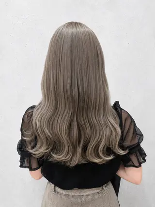 ロング カラー 新宿 /ハイトーン /透明感NIKI🐺のヘアスタイル