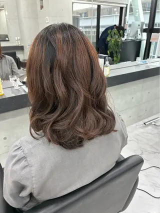 ミディアム Endearing 🌟銀座のヘアスタイル