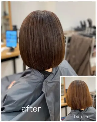 カラー 熊崎 未来のヘアスタイル