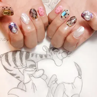 ネイル 平尾駅前/持込み専門 /owlnailのネイルデザイン