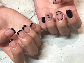 ネイル 韓国/ワンホン/長さ 出しつけ放題🎀のネイルデザイン