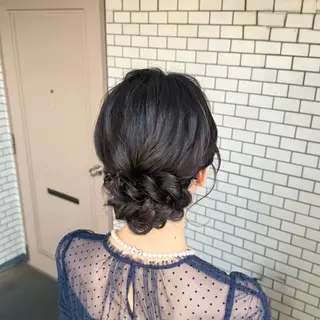 ロング ヘアアレンジ 褒められヘアメイク /ボブ女子🐶みおのヘアスタイル