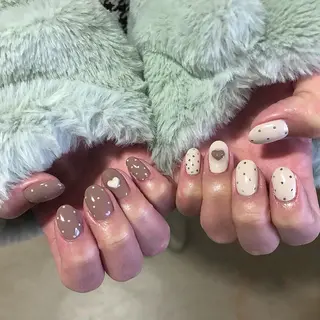 ネイル パラあり！フィルイン 美フォルムのネイルデザイン