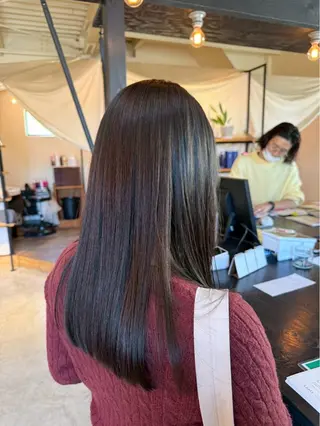 カラー 神尾 柚希のヘアスタイル