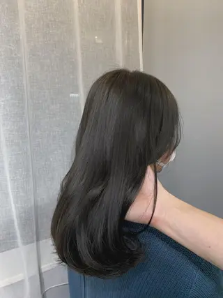 ミディアム カラー ヘアアレンジ ボブパーマコテ巻き風 パーマNo1深江秀平のヘアスタイル