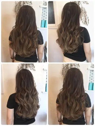 ロング カラー パーマ ヘアアレンジ メンズ 豊橋美容院 ソンリエのヘアスタイル